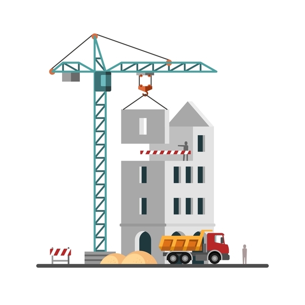City building construction template vectors 01 free download