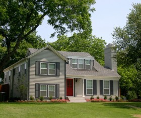 Classic style house Stock Photo 12