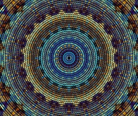 Colorful mosaic pattern seamless vectors 03