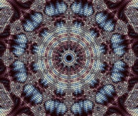 Colorful mosaic pattern seamless vectors 12