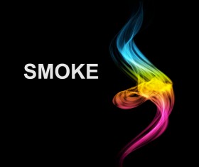 Colorful smoke abstract background vector 02