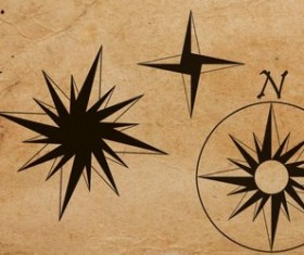 Compass Rose photoshop brushes