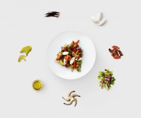 Cooking ingredients for Italian food Stock Photo 04