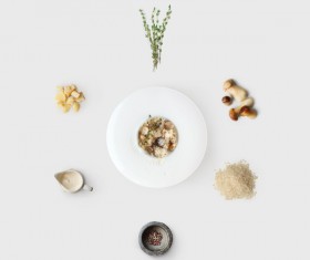 Cooking ingredients for Italian food Stock Photo 05