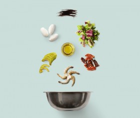 Cooking ingredients for Italian food Stock Photo 08