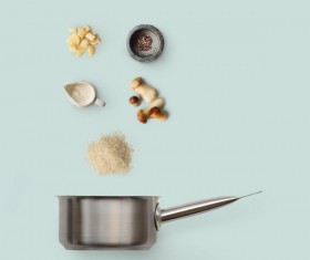 Cooking ingredients for Italian food Stock Photo 09