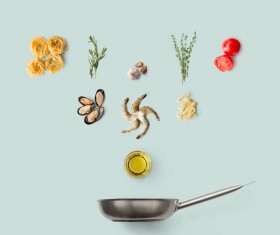 Cooking ingredients for Italian food Stock Photo 10
