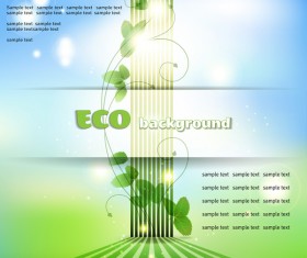 Creative eco background vector template 03