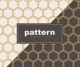 Creative golden seamless pattern vector 03