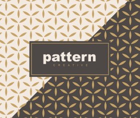 Creative golden seamless pattern vector 04