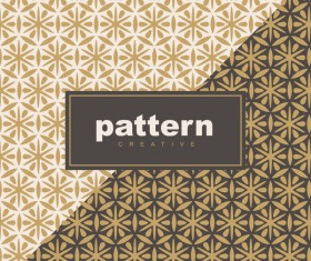 Creative golden seamless pattern vector 05