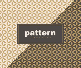 Creative golden seamless pattern vector 06