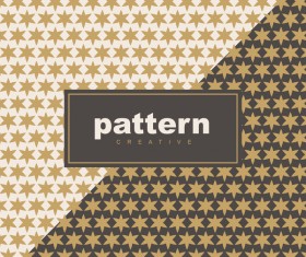 Creative golden seamless pattern vector 07