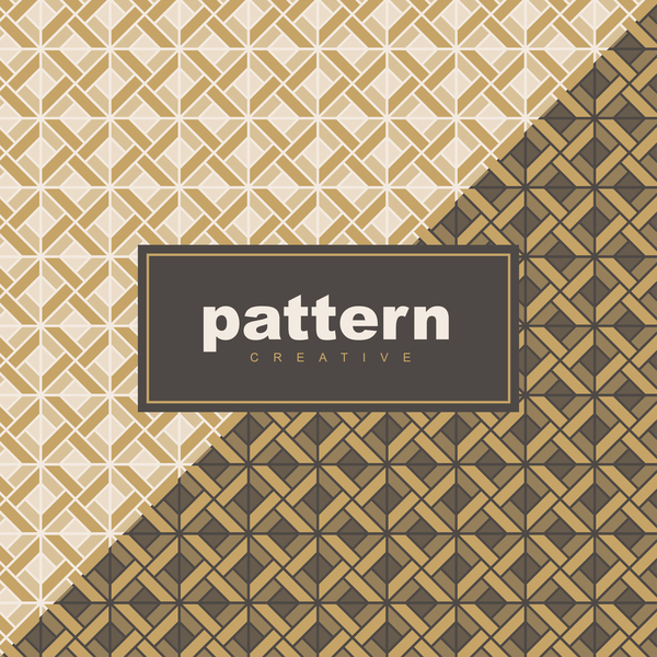 Creative golden seamless pattern vector 08
