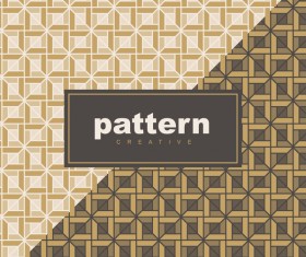 Creative golden seamless pattern vector 09
