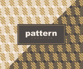Creative golden seamless pattern vector 13
