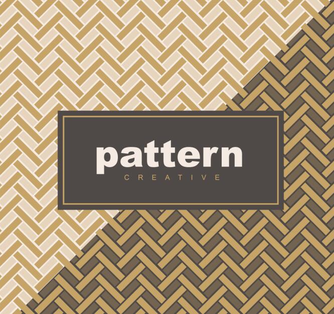Creative golden seamless pattern vector 14