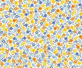Cute flower seamless pattern vector