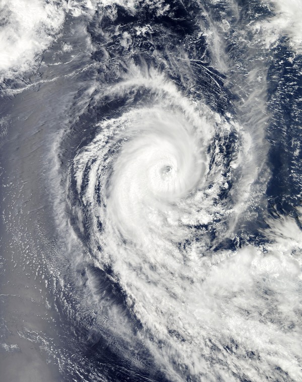 Cyclone cloud system Stock Photo 05