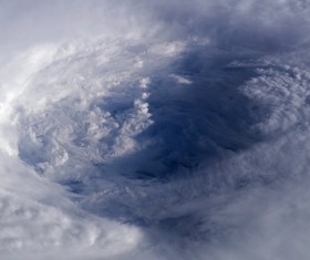Cyclone cloud system Stock Photo 08