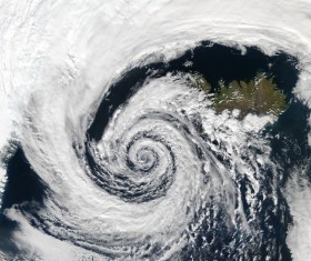 Cyclone cloud system Stock Photo 11