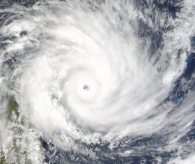 Cyclone cloud system Stock Photo 12