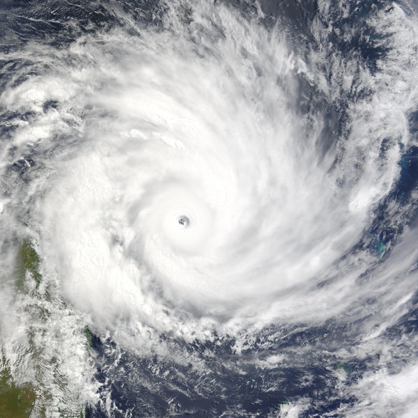 Cyclone cloud system Stock Photo 12