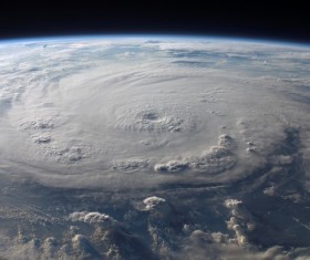 Cyclone cloud system Stock Photo 14