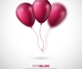 Dark red balloon background illustration vector