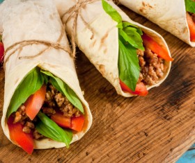 Delicious fried pork Stock Photo