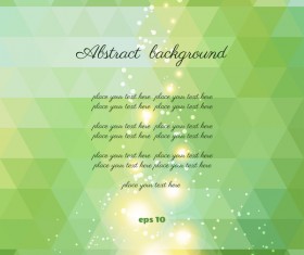Elegant green abstract background vector 03