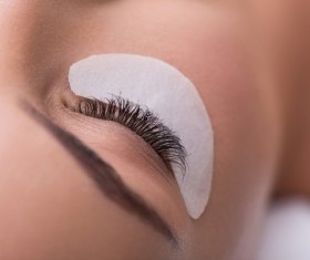 Eliminate bags under the eyes Stock Photo