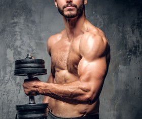 Exercise the perfect muscle Stock Photo 02