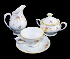 Exquisite tea set Stock Photo 03