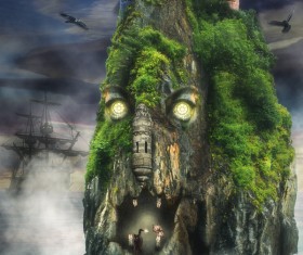 Fabulous island Stock Photo 01