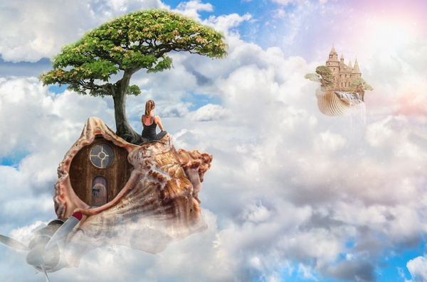 Fantastic castle Traveling in a dream HD picture 02