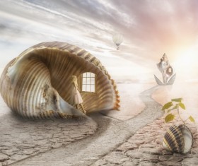 Fantastic castle Traveling in a dream HD picture 03