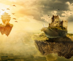 Fantastic castle Traveling in a dream HD picture 05