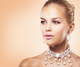 Fashion blonde woman perfect skin HD picture 03