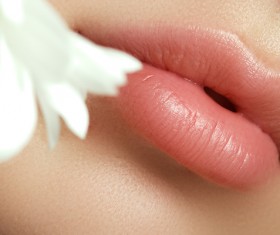 Fashion creative lips Stock Photo 04