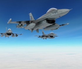 Fighter aircraft Stock Photo 04