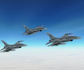 Fighter aircraft Stock Photo 05