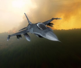 Fighter aircraft Stock Photo 06