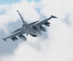 Fighter aircraft Stock Photo 07