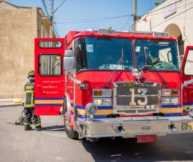 Fire Trucks Stock Photo 04