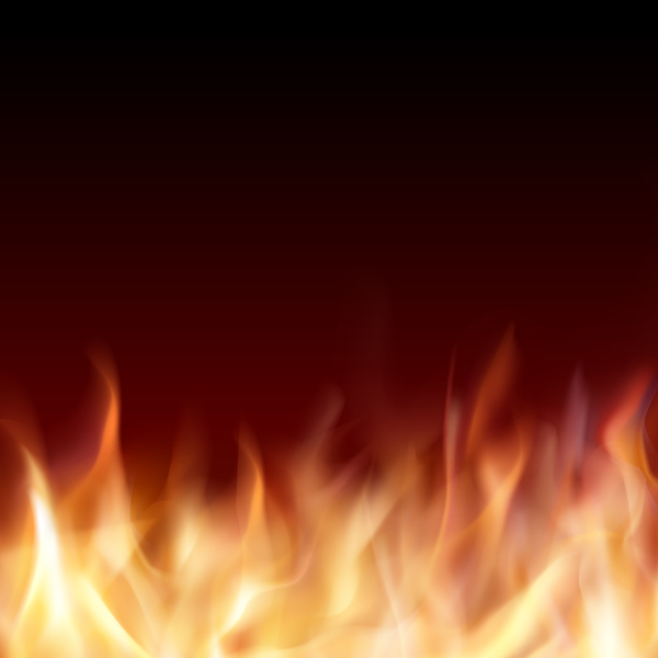 Fire effect background illustration vectors 02