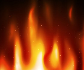Fire effect background illustration vectors 03