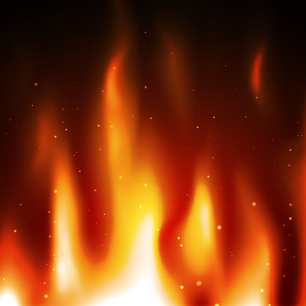 Fire effect background illustration vectors 03 free download