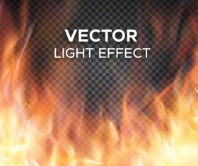 Fire effect background illustration vectors 04