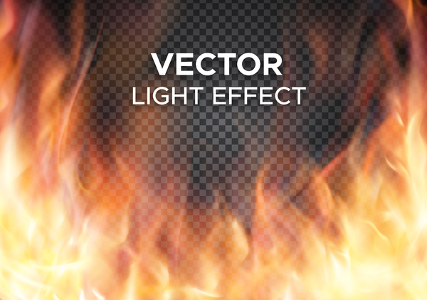 Fire effect background illustration vectors 04